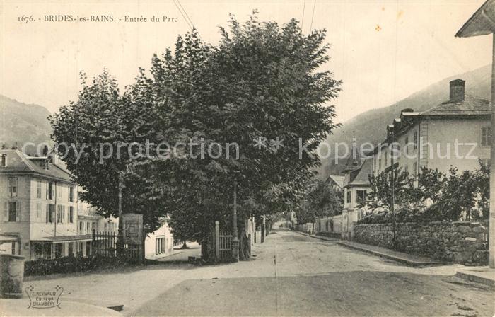 Brides-les-Bains Entrée du parc