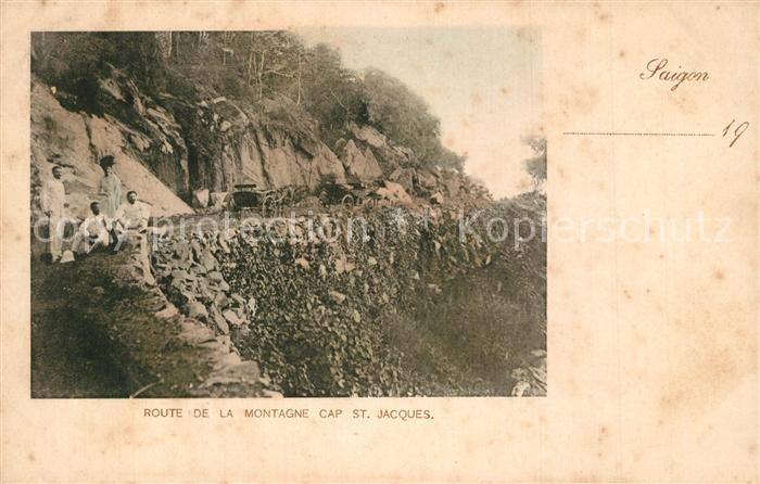 Saigon Route de la Montagne Cap Saint Jacques