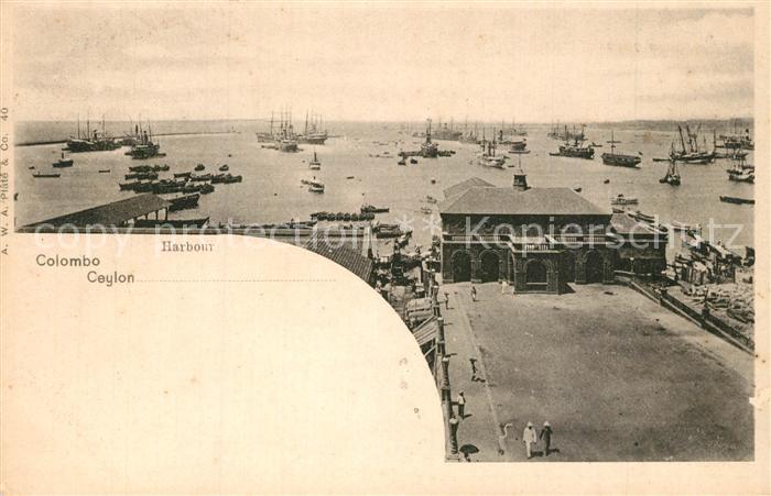 Colombo Ceylon Sri Lanka Harbour