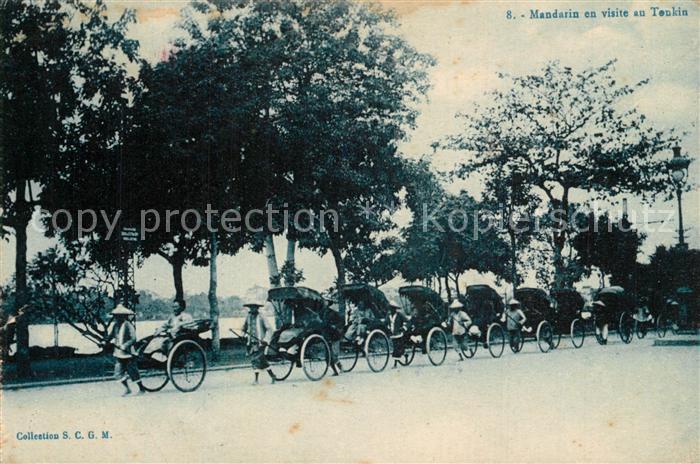 Tonkin Mandarin en visit au Tonkin