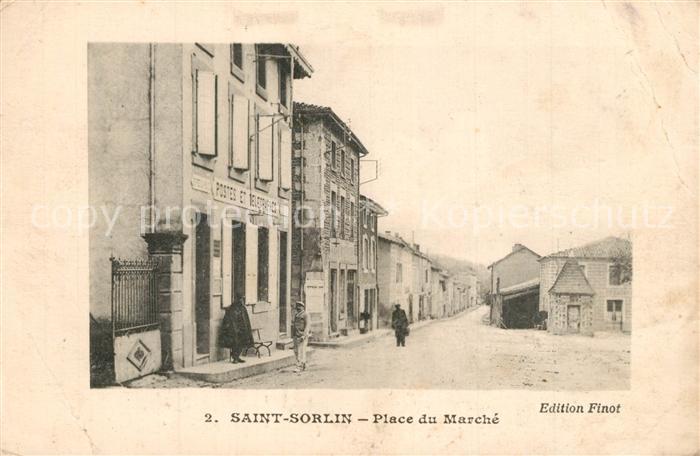 Saint-Sorlin Place du Marche