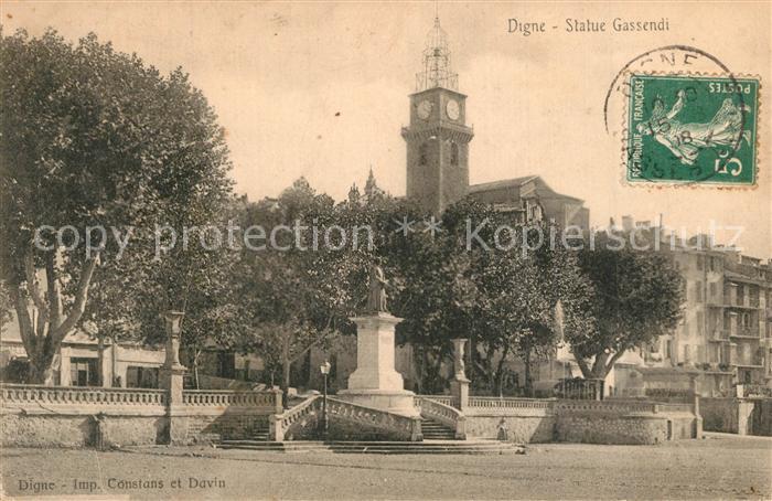 Digne-les-Bains Statue Gassendi