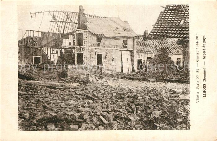 Lihons Kriegsschaeden