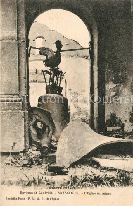 Arracourt Eglise ruines