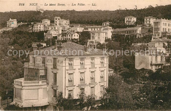 Nice Alpes Maritimes Le Mont Boron Les Villas