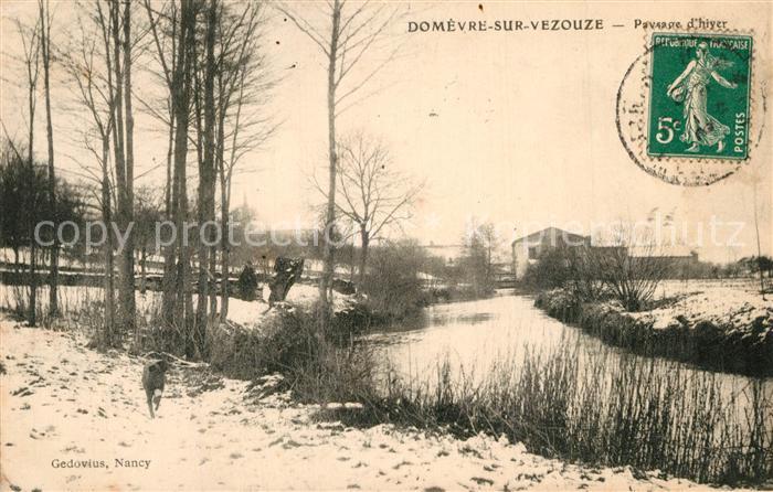 Domevre-sur-Vezouze Winterlandschaft