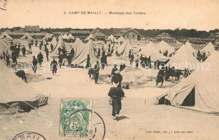 Mailly-le-Camp Zeltcamp