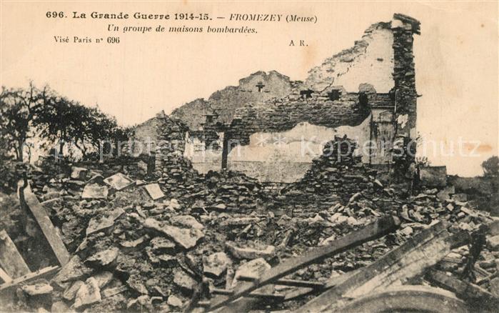 Fromezey Kriegsruinen 1. Weltkrieg