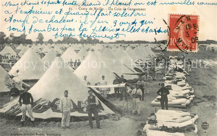 Camp de Mailly Un coin de Campement