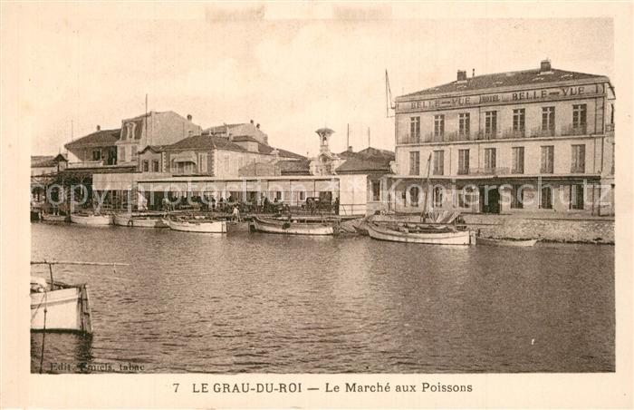 Le Grau-du-Roi Gard Le Marche aux Poissons