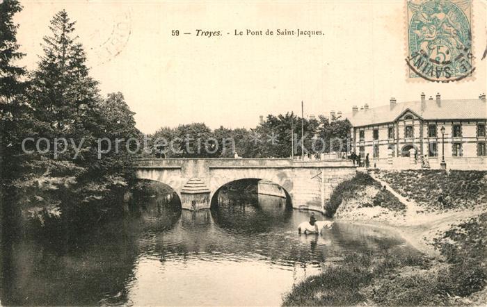 Troyes Aube Pont de Saint Jacques