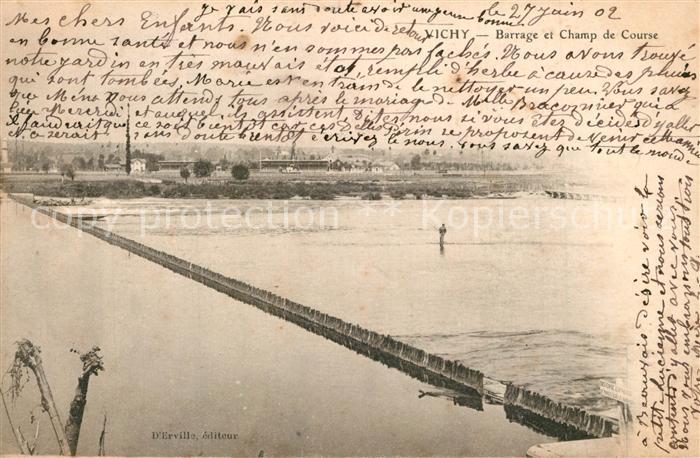 Vichy Allier Barrage Champ de Course