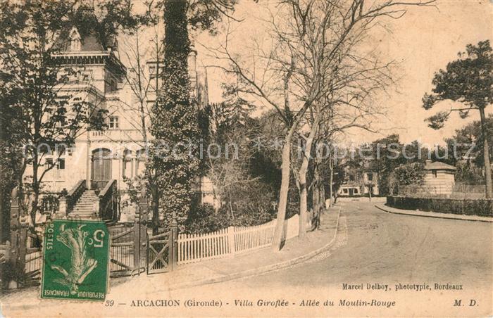 Arcachon Gironde Villa Giroflee Allee du Moulin Rouge