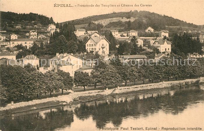 Epinal Vosges Promenade des Templiers Coteaux des Corvees