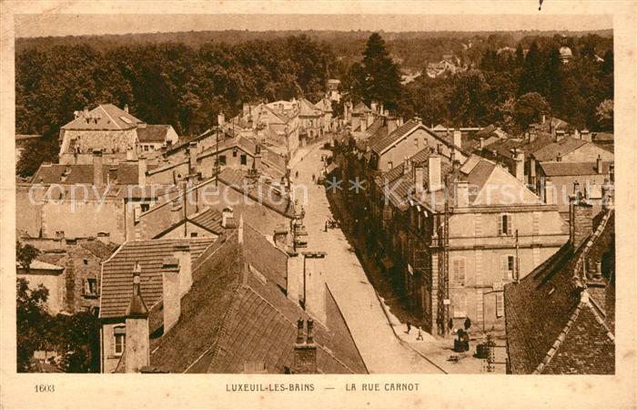 Luxeuil-les-Bains La Rue Carnot