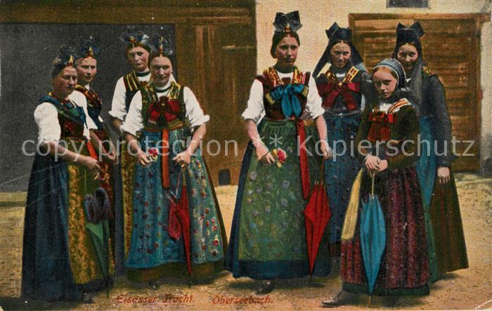 Oberseebach Bas-Rhin Elsaesser Trachten