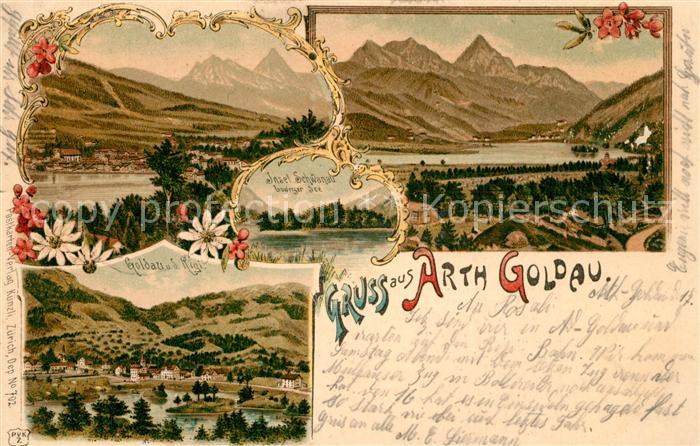 Goldau SZ Insel Schwanau Lowerzer See