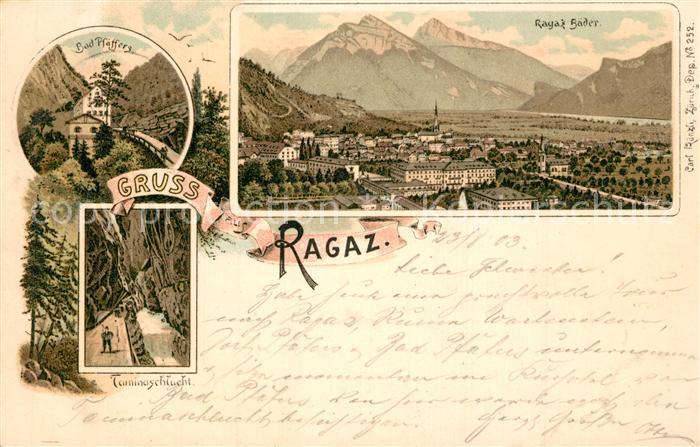 Ragaz Bad Bad Pfaeffers Taminaschlucht Ragazbaeder