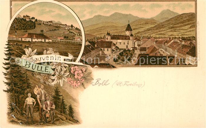 Bulle FR Panorama Wandergruppe