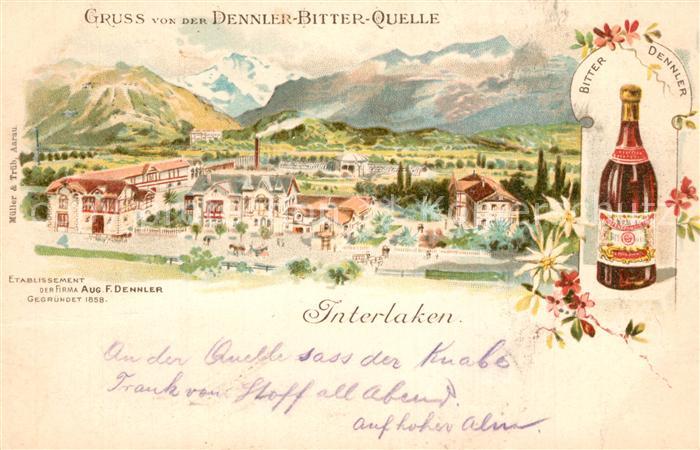 Interlaken BE Dennler Bitter Quelle