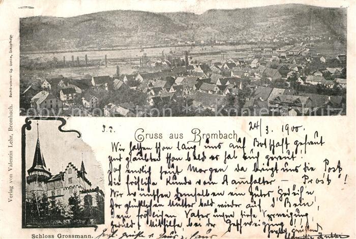 Brombach Loerrach Schloss Grossmann Panorama