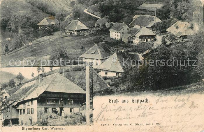 Happach Haeg-Ehrsberg Panorama Eigentuemer Carl Wassmer