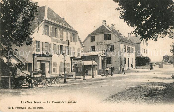 Les Verrieres La Frontiere suisse
