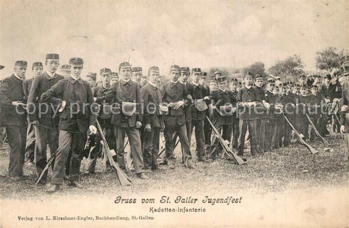 St Gallen SG Jugendfest Kadetten Infanterie