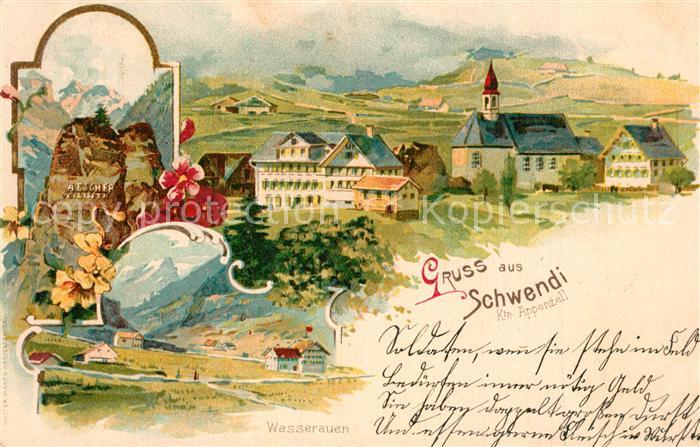 Schwendi Wildhaus Panorama Wasserauen