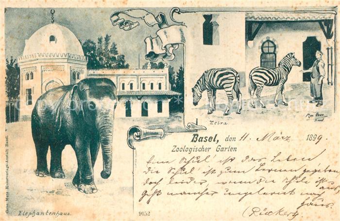 Basel BS Zoologischer Garten Elefantenhaus