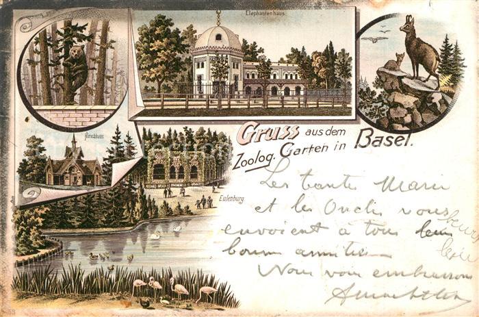 Basel BS Zoo Elefantenhaus Hirschhaus Eulenburg