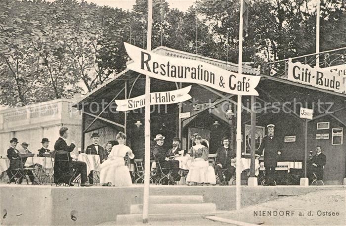 Niendorf Ostseebad Restauration Cafe Gift Bude Strandhalle