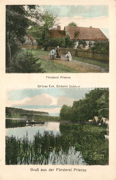 Prieros Foersterei Campingplatz Spitzes Eck Einfahrt Dubrow