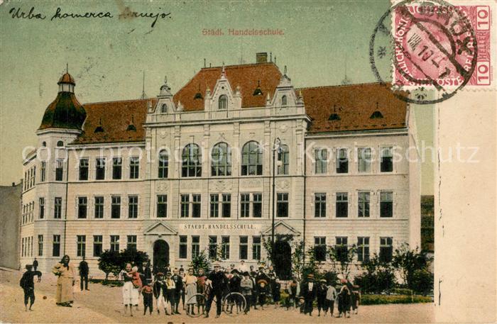 Bruex Most Sudetengau Staedtische Handelsschule