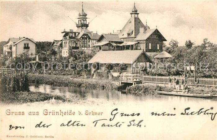 Gruenheide Mark Stadtpanorama