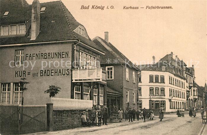 Bad Koenig Odenwald Kurhaus Fafnirbrunnen