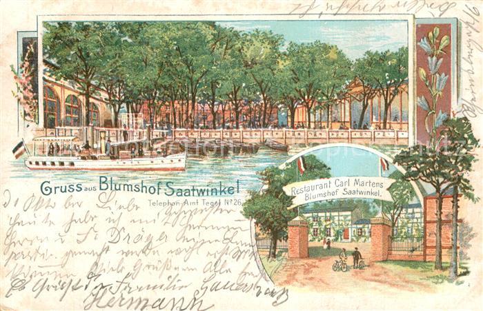 Reinickendorf Restaurant Blumshof Saatwinkel Carl Martens