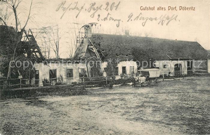 Doeberitz Truppenuebungsplatz Gutshof altes Dorf