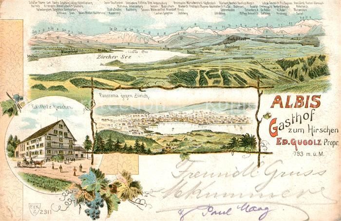 Albis Gasthof zum Hirschen Zuercher See