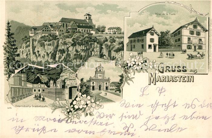 Mariastein SO Unterirdische Gnadenkapelle Hotel de la Poste