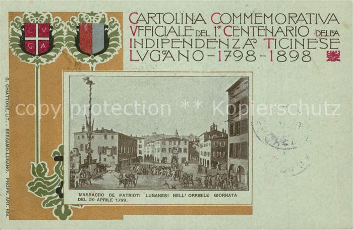 Lugano TI Massacro de Patrioti Luganesi