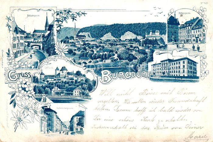 Burgdorf Bern Metzgergasse Hohengasse Schmiedengasse