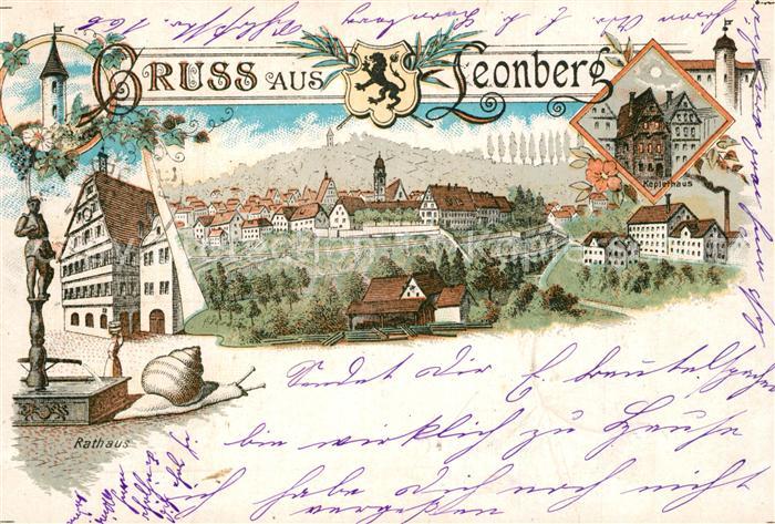 Leonberg Wuerttemberg Rathaus Panorama