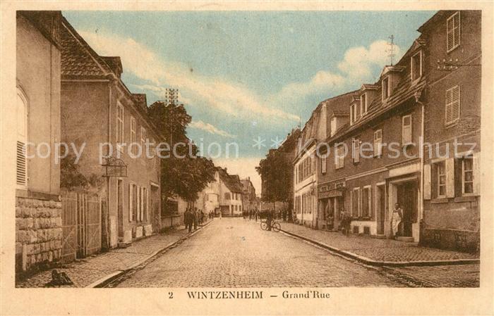 Wintzenheim Winzenheim Elsass Grand Rue