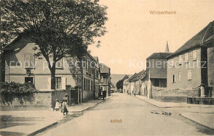 Winzenheim Wintzenheim Elsass Ortsansicht