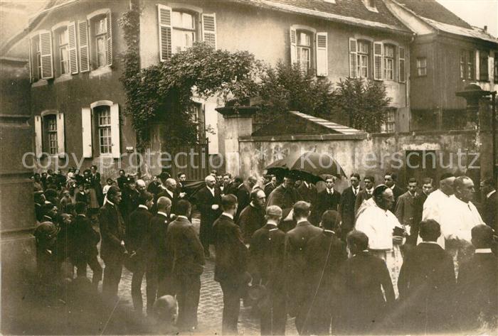 Winzenheim Wintzenheim Elsass Prozession