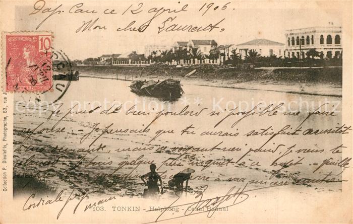 Haiphong Canal Bonnal Tonkin