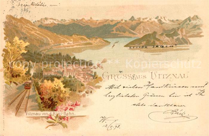 Vitznau Panorama Rigi Bahn