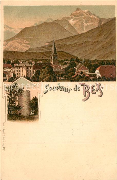 Bex VD Aussichtsturm Kirchturm Panorama