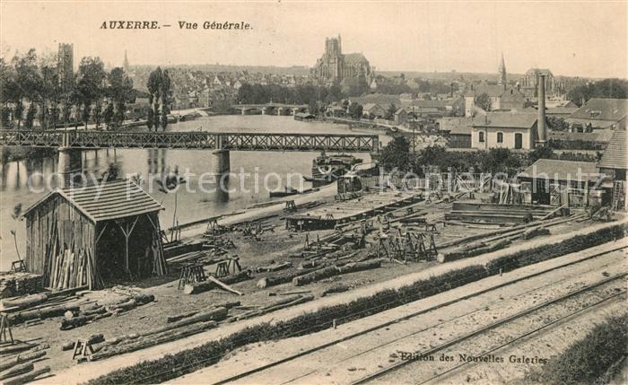 Auxerre Panorama Bruecke